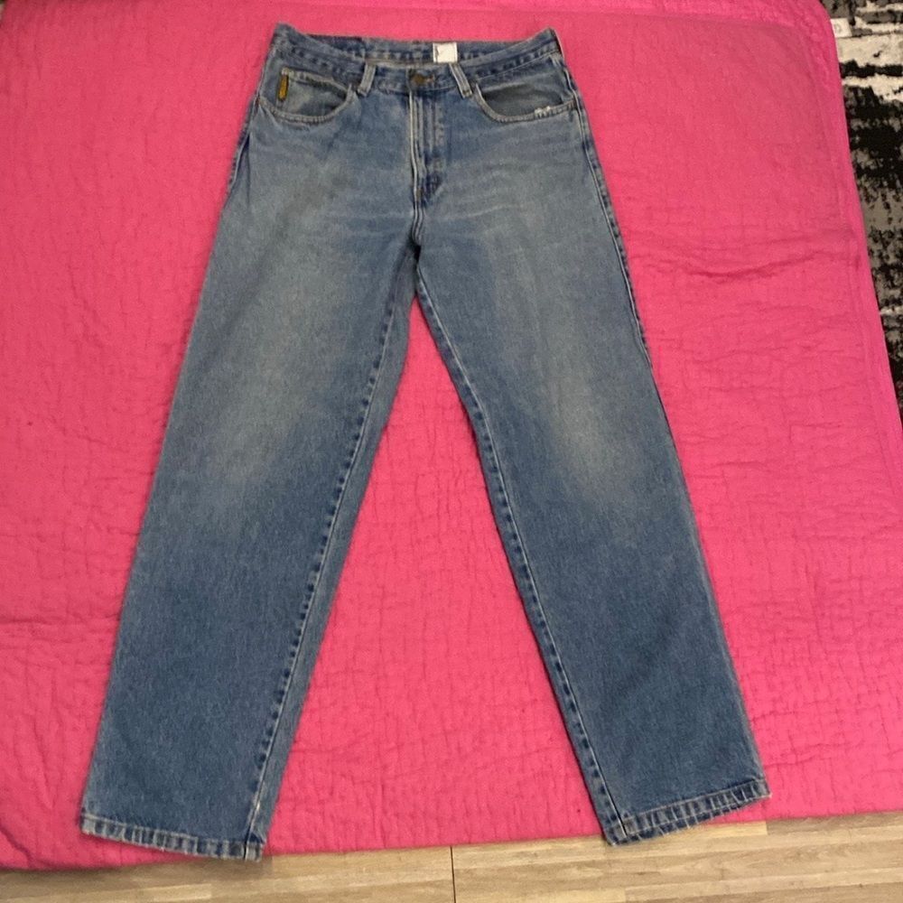 Armani Jeans Blue Straight-Leg Denim, 34x32